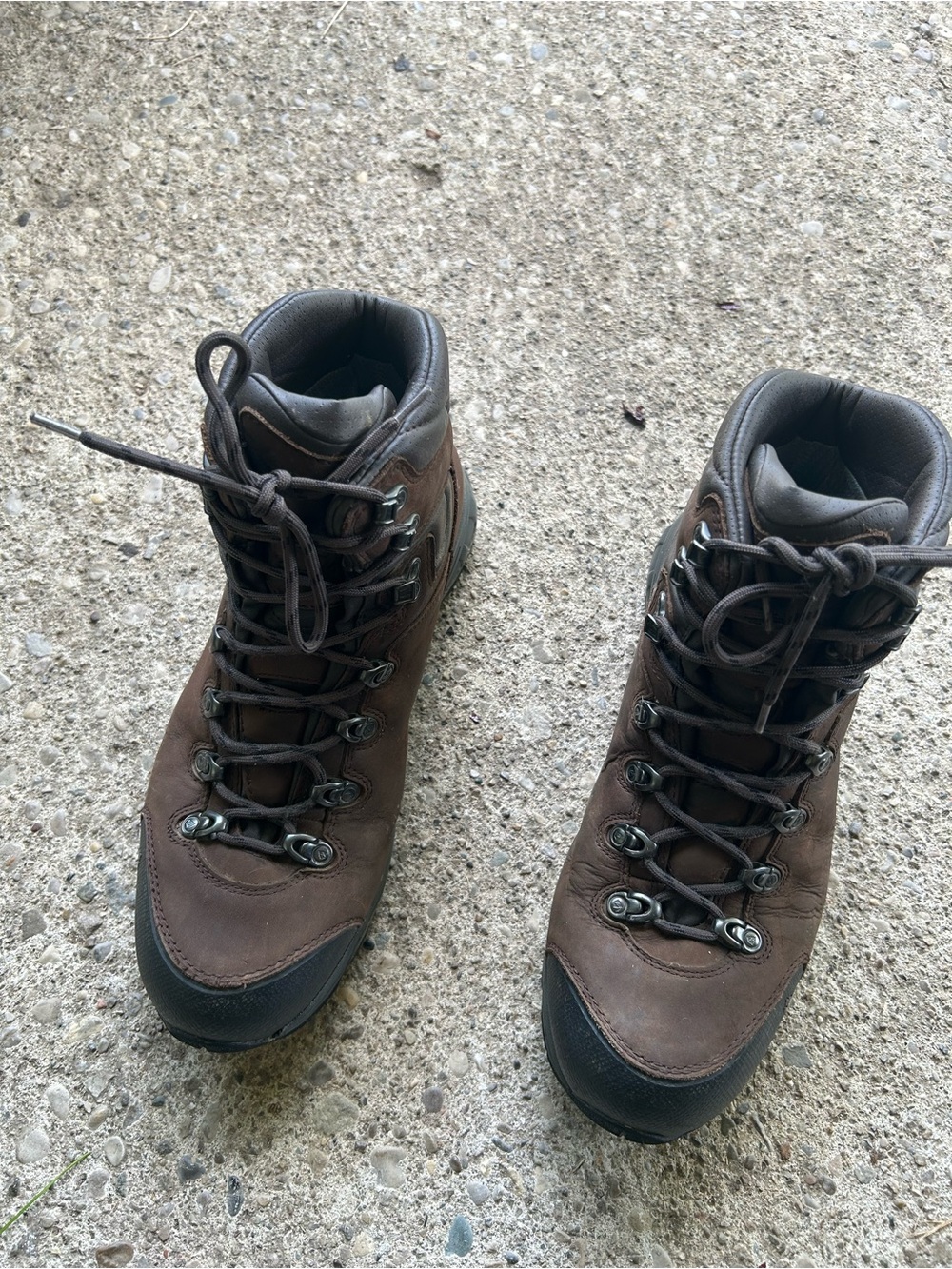 Vasque Men's Brown Leather  Hiking Boots Sz 11.5 W